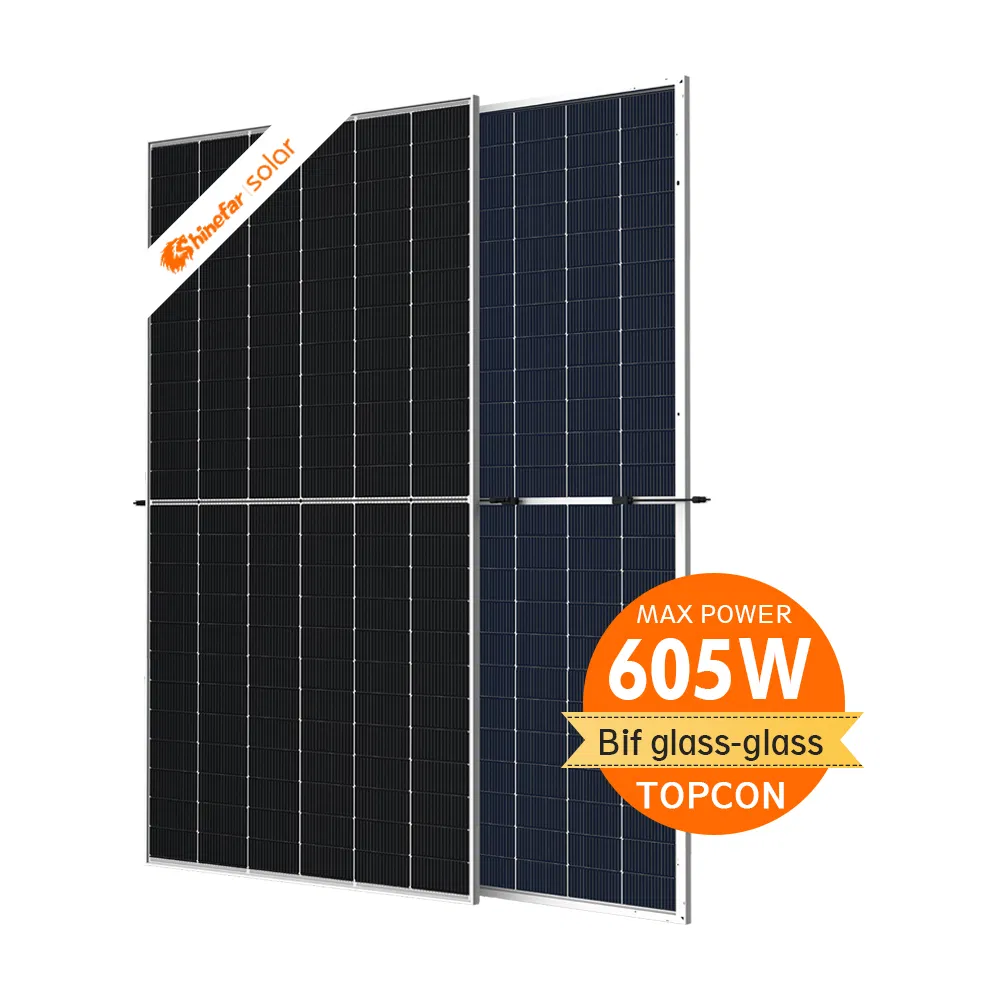 Canadiansolar Hiku7 CS7l-Ms-R 580W 585W 590W 595W 600W 605W Módulo de Painel Solar Mono Facial para Sistema Solar Residencial Comercial no Telhado