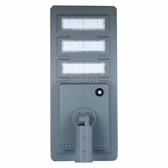 Amostra de personalização de iluminação de estrada com energia solar Lâmpada economizadora de energia LED branca Luzes LED de energia solar de 180 watts ao ar livre Tudo em um Luz solar de rua LED